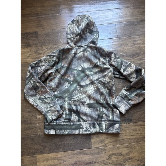 Under Armour Medium Camo Hunting Hoodie Women Mossy Oak Treestand - Picture 4 of 4